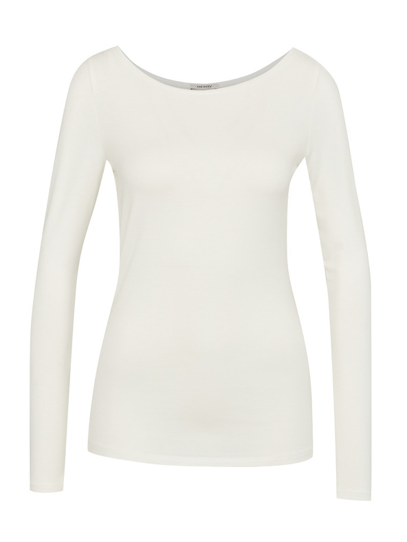 Orsay Weißes langärmeliges Damen T-Shirt ORSAY