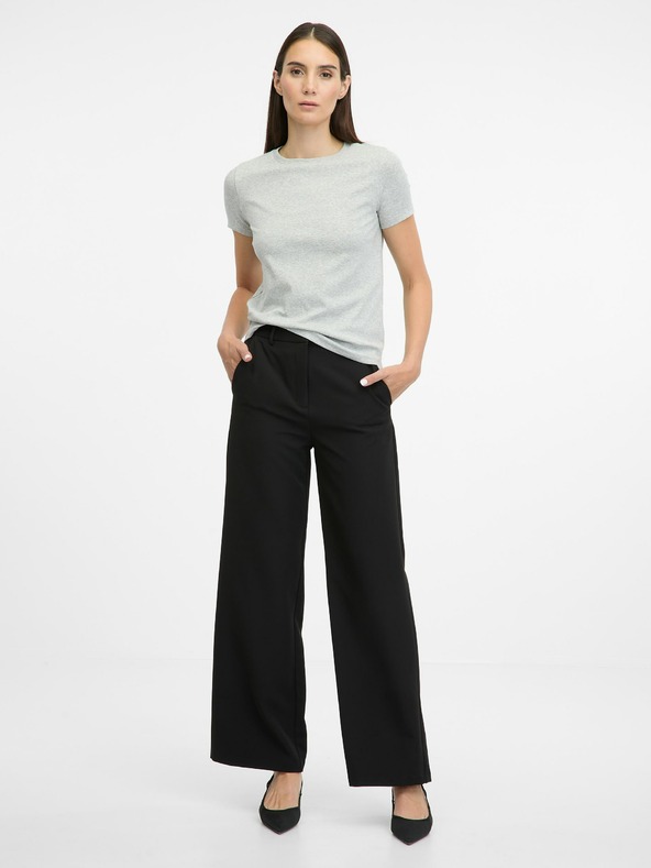 Orsay Hellgraues Damen-Kurzarm-T-Shirt ORSAY