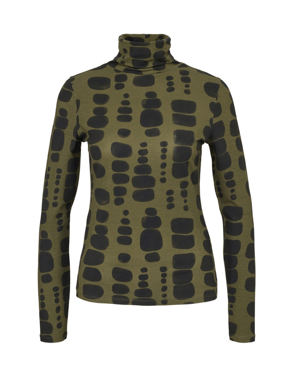 Orsay Grünes Damen-Langarm-T-Shirt ORSAY