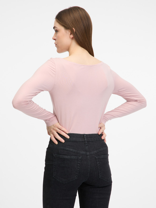 Orsay Hellrosa Damen Langarm-T-Shirt ORSAY