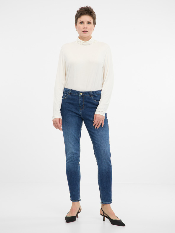 Orsay Cremefarbenes Damen-Langarm T-Shirt ORSAY