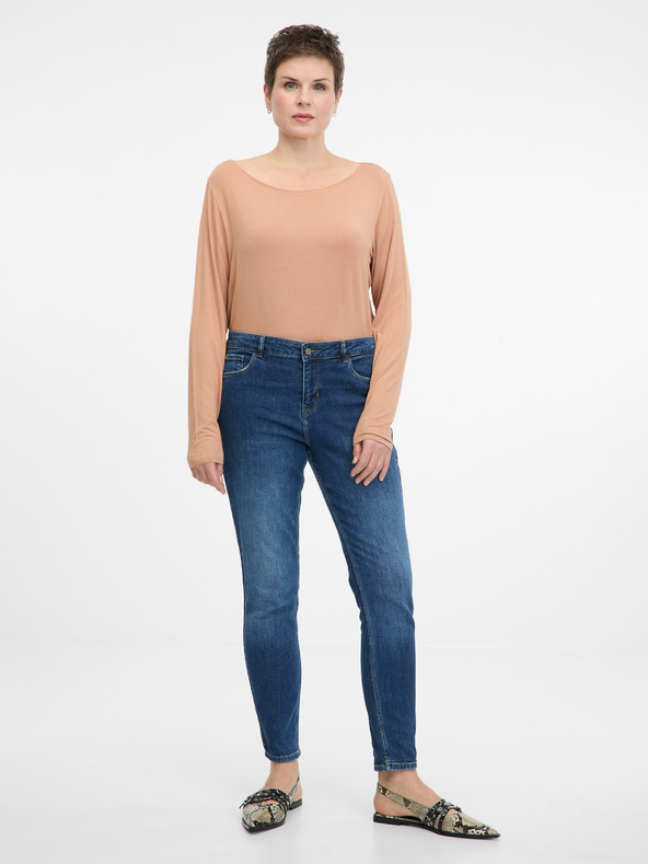 Orsay Hellbraunes Damen-Langarmshirt ORSAY