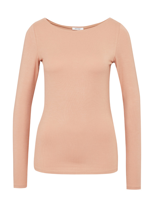 Orsay Hellbraunes Damen-Langarmshirt ORSAY