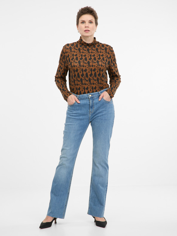 Orsay Hellbraunes Damen-Langarmshirt ORSAY