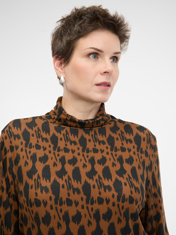 Orsay Hellbraunes Damen-Langarmshirt ORSAY