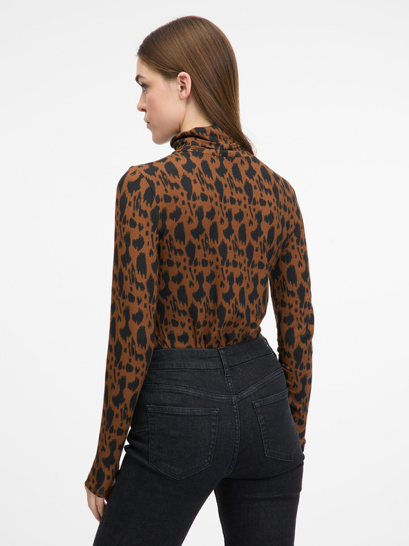 Orsay Hellbraunes Damen-Langarmshirt ORSAY