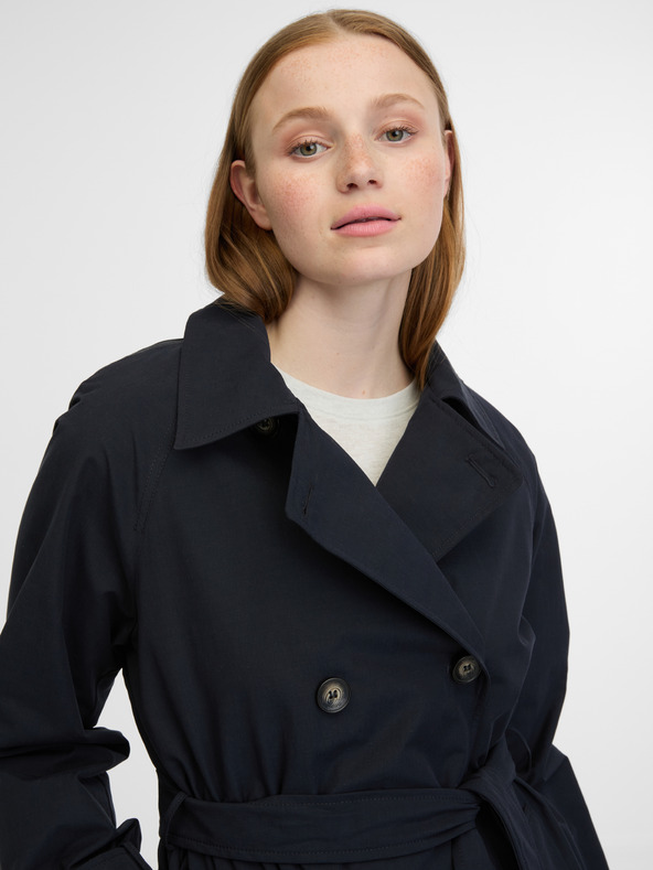 Geox Dunkelblauer Damen-Trenchcoat Geox Ilde