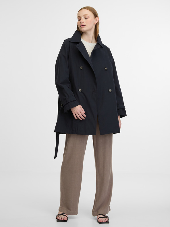 Geox Dunkelblauer Damen-Trenchcoat Geox Ilde