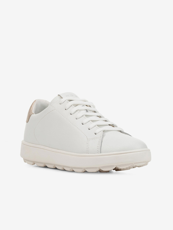Geox Weiße Damen-Ledersneaker Geox Spherica Ecub