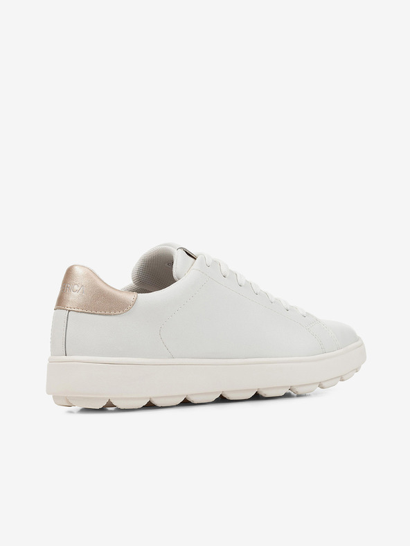 Geox Weiße Damen-Ledersneaker Geox Spherica Ecub