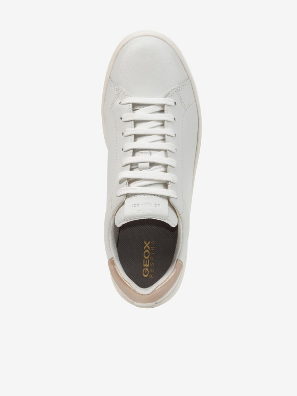 Geox Weiße Damen-Ledersneaker Geox Spherica Ecub