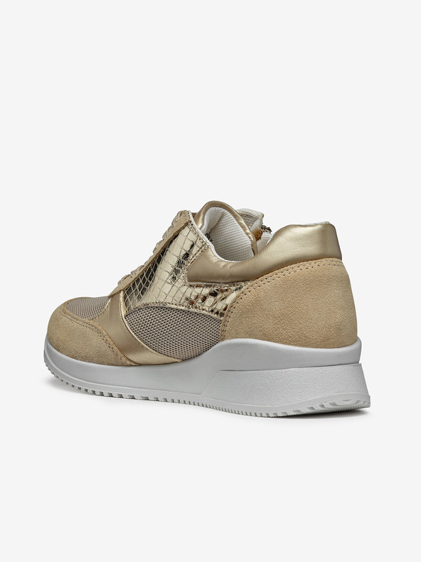 Geox Beige Damen-Sneaker Geox Haleney