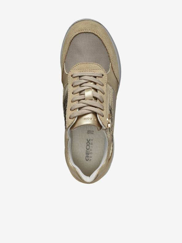 Geox Beige Damen-Sneaker Geox Haleney