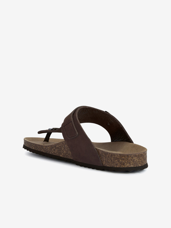 Geox Braune Damen-Zehentrenner Geox Brionia