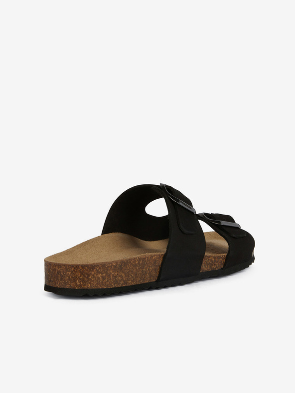 Geox Schwarze Damen-Hausschuhe Geox Brionia