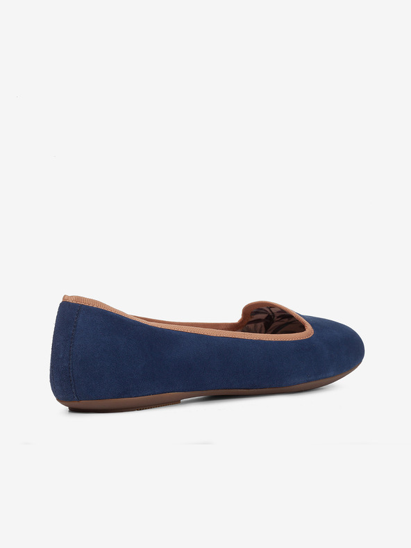 Geox Dunkelblau Damen Wildleder Ballerinas Geox Palmaria