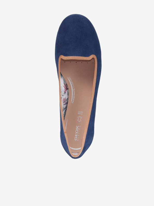 Geox Dunkelblau Damen Wildleder Ballerinas Geox Palmaria