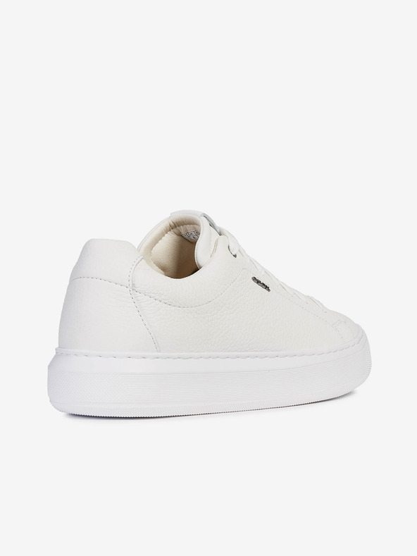 Geox Weiße Herren-Sneakers aus Leder Geox Deiven