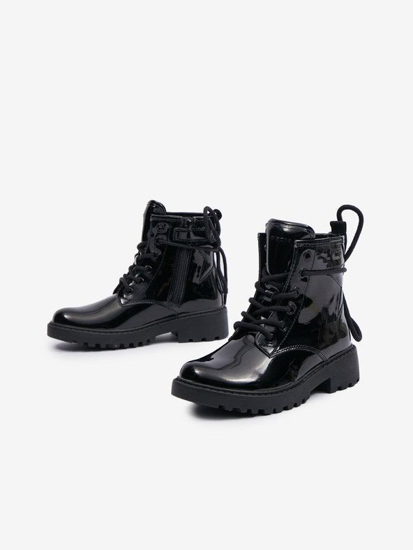 Geox Schwarze Mädchen Geox Casey Stiefelette