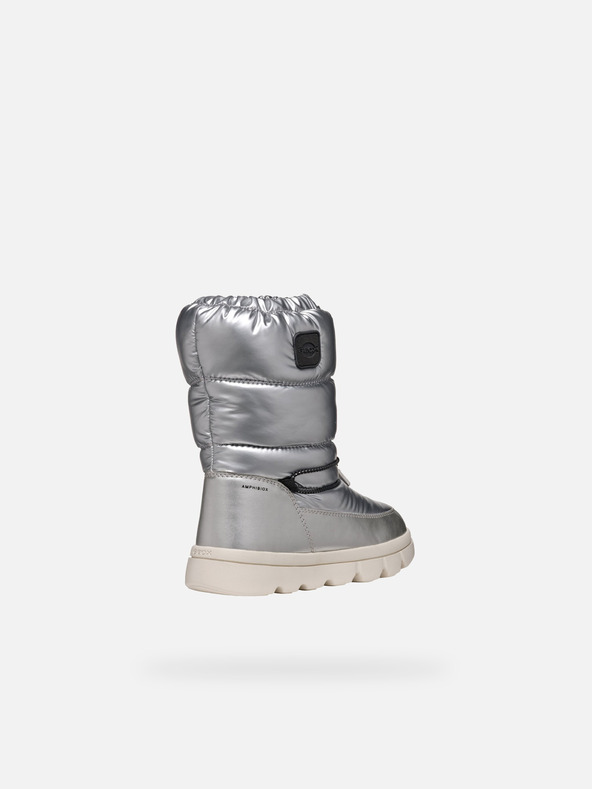 Geox Silberne Mädchen Winterschuhe Geox Willabooa
