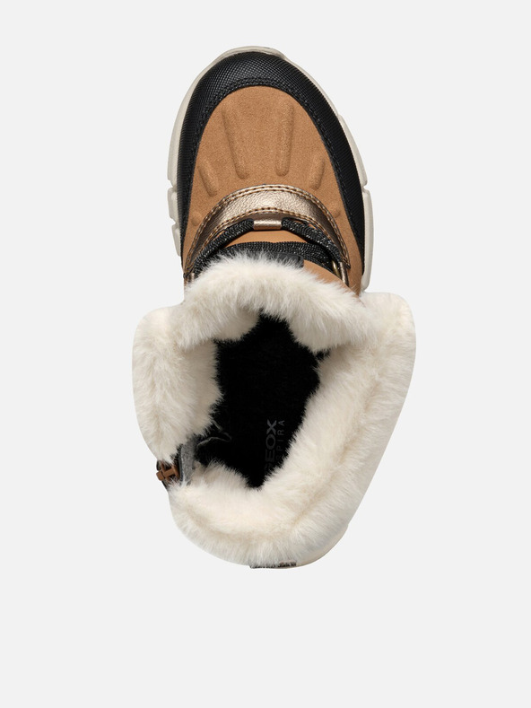 Geox Hellbraune Geox Flexyper AB-Stiefeletten für Mädchen