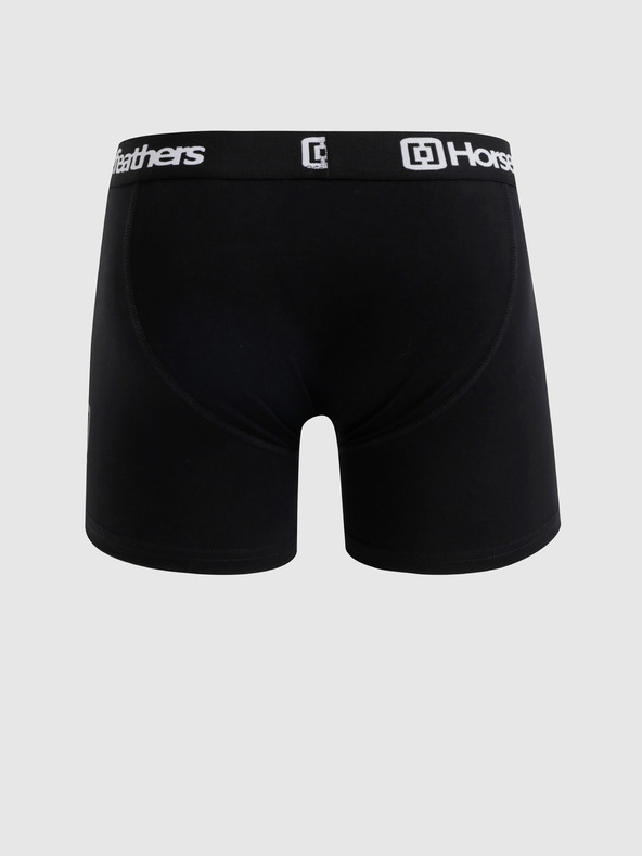 Horsefeathers Dreier-Set Horsefeathers Dynasty Boxershorts in Schwarz