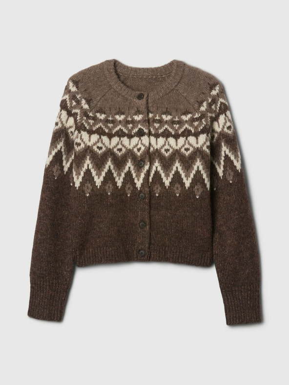 GAP Fair Isle Crop-Cardigan GAP