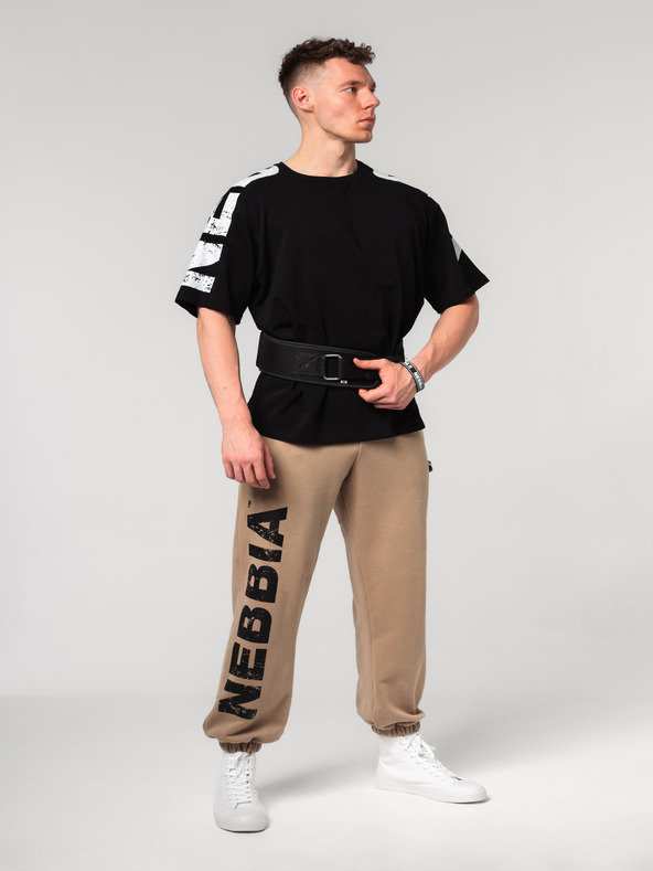 Nebbia Lockere Baggy-Sweatpants mit Taschen GYM BRO 365