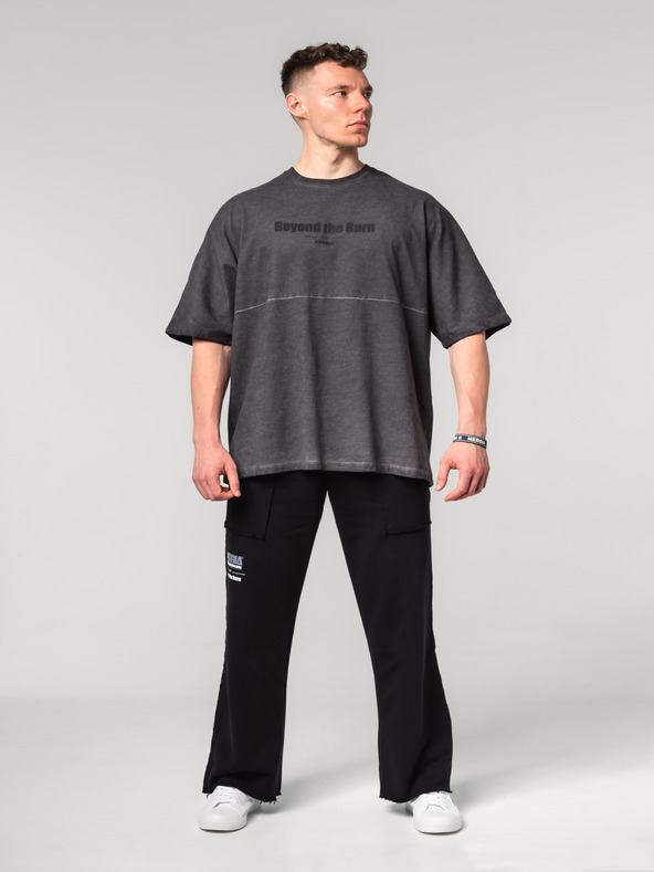 Nebbia Abgewaschenes Oversized-T-Shirt NO SHORTCUTS 369