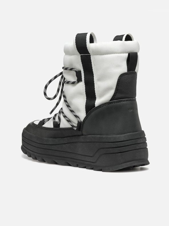Geox Weiße Damen Geox Milleiny Stiefelette ABX