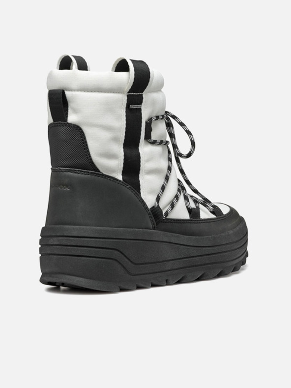 Geox Weiße Damen Geox Milleiny Stiefelette ABX