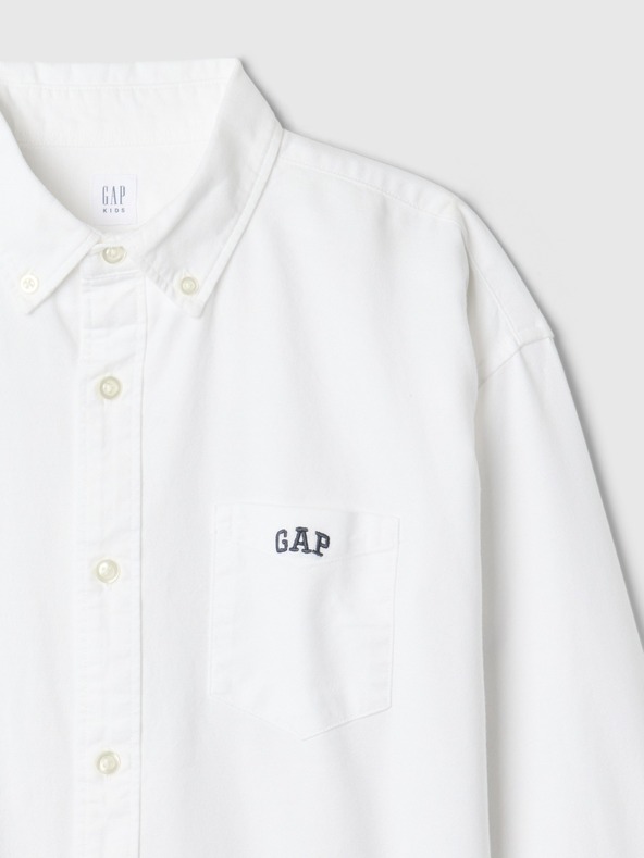 GAP Jungen-Oversize-Oxford-Hemd GAP