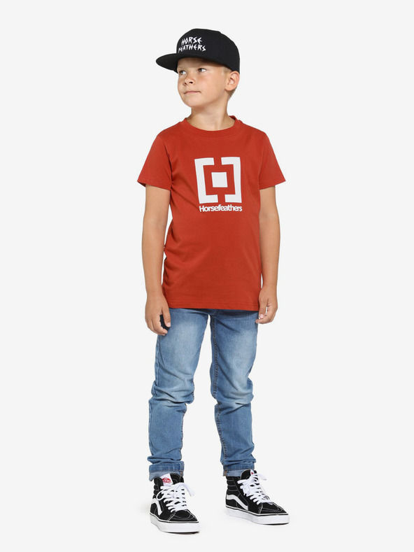 Horsefeathers Horsefeathers Kinder Base T-Shirt - rot