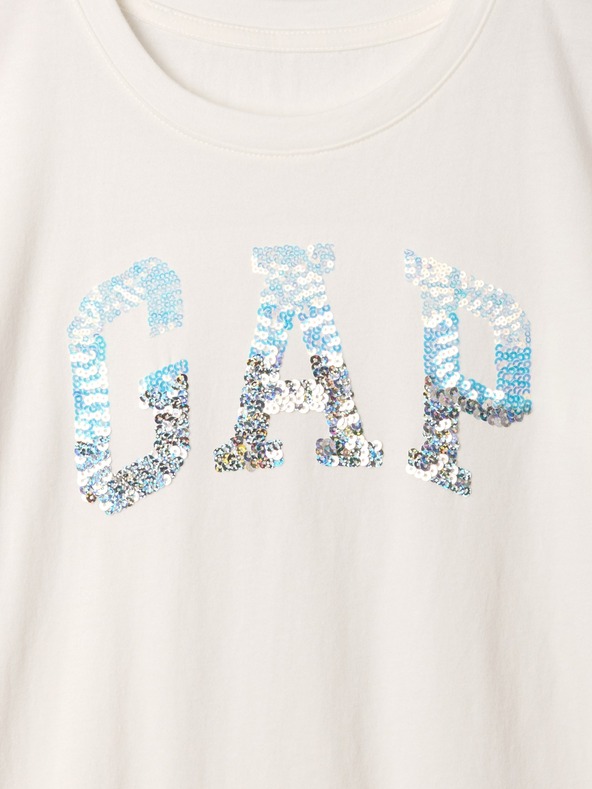 GAP Kinder-T-Shirt mit Pailletten-Logo GAP