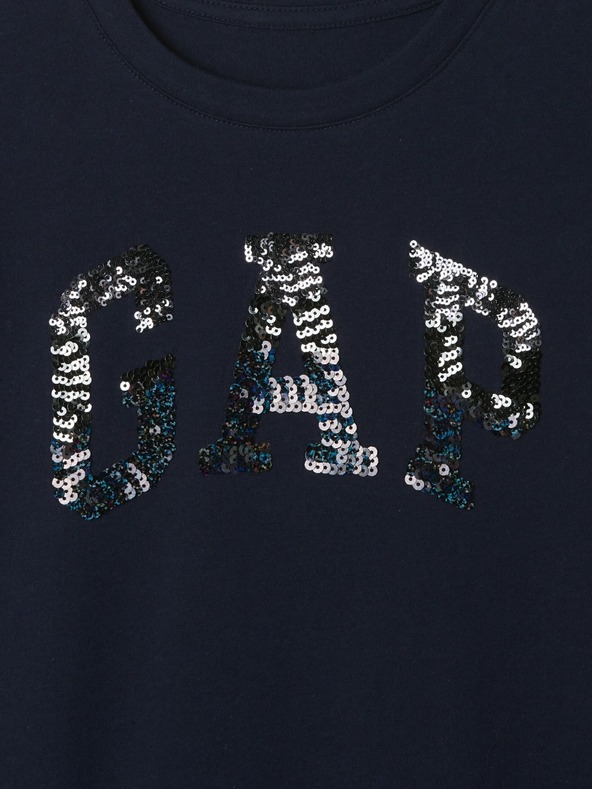 GAP Kinder-T-Shirt mit Pailletten-Logo GAP