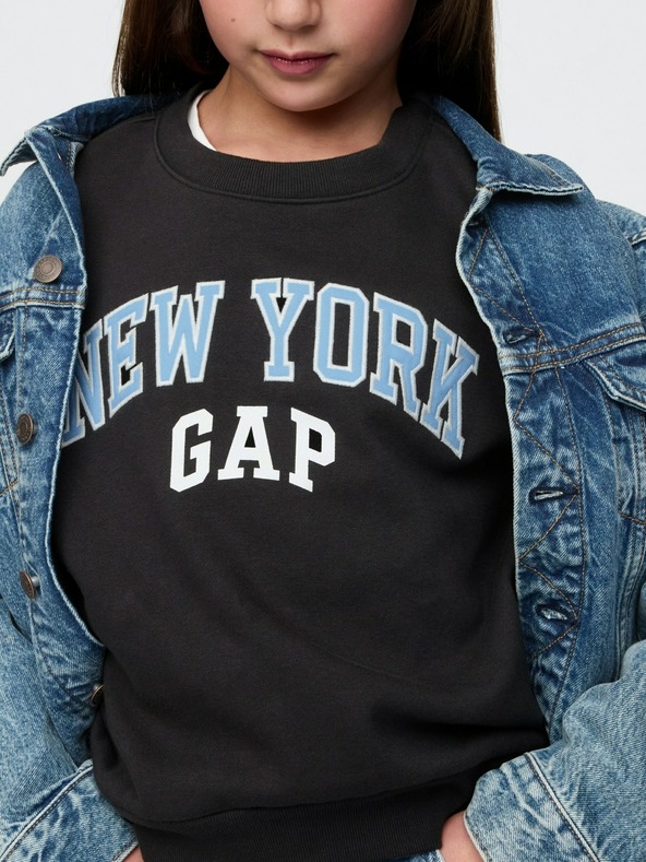 GAP Mädchen-Oversize-Sweatshirt mit Logo GAP