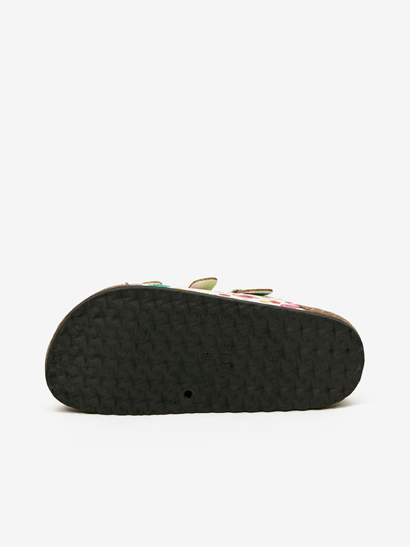 Lee Cooper Weiße gemusterte Mädchen-Pantoffeln Lee Cooper