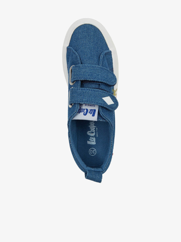 Lee Cooper Blaue gemusterte Kinder-Sneakers Lee Cooper