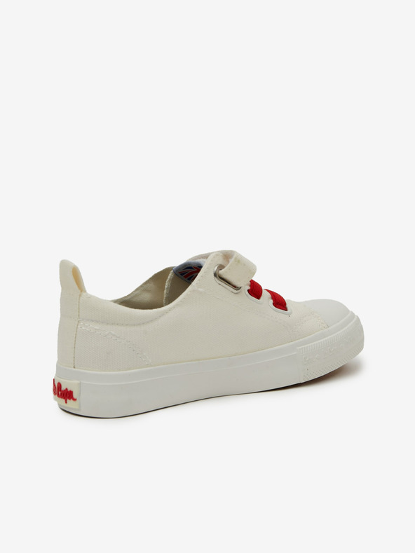 Lee Cooper Rote und cremefarbene Kinder-Turnschuhe Lee Cooper