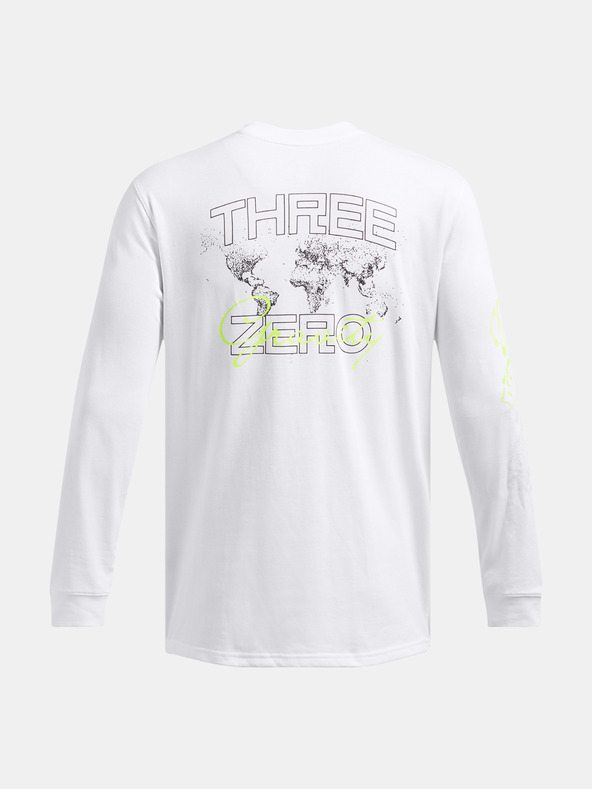 Under Armour Herren T-Shirt Under Armour Curry HW Verbiage LS Tee-WHT