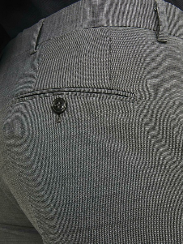 Jack & Jones Dunkelgraue Herren Wollmischung Anzughose Jack & Jones Solaris
