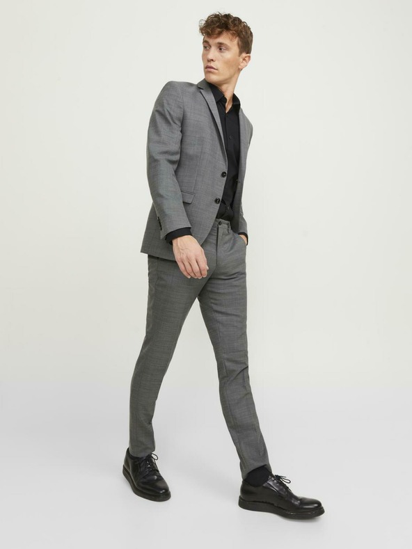 Jack & Jones Dunkelgraue Herren Wollmischung Anzughose Jack & Jones Solaris