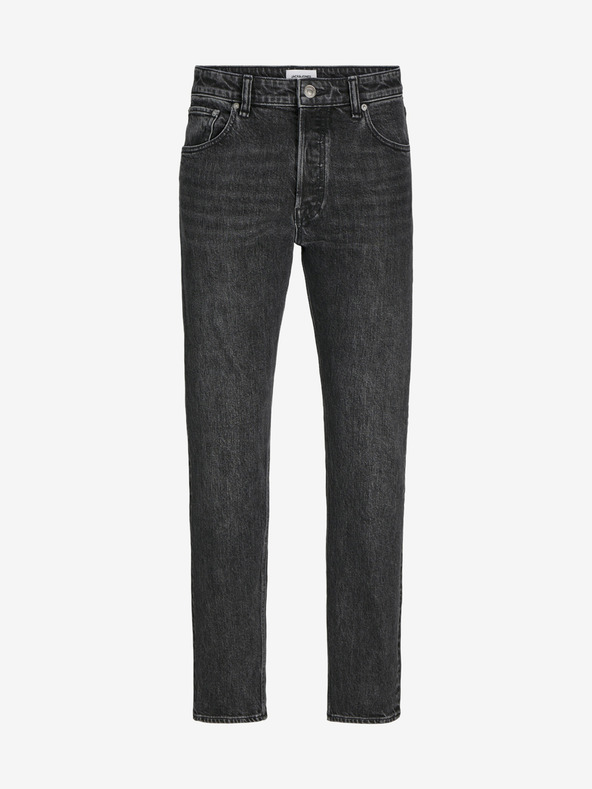 Jack & Jones Schwarze Straight Fit-Jeans für Herren Jack & Jones Chris