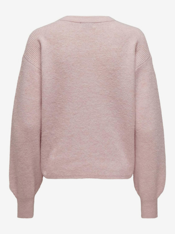 Jacqueline de Yong JDY Lumi Hellrosa Damen Strickjacke