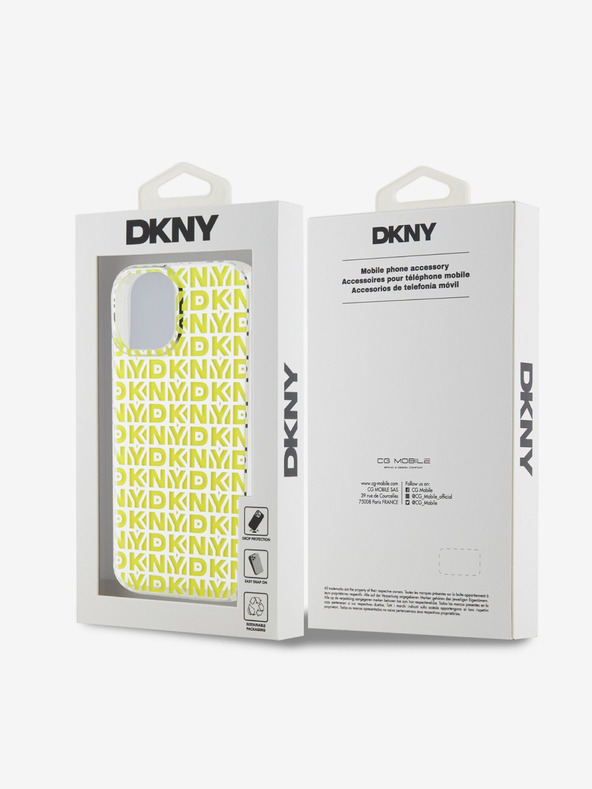 DKNY PC/TPU-Rückseite für iPhone 15 Gelb DKNY