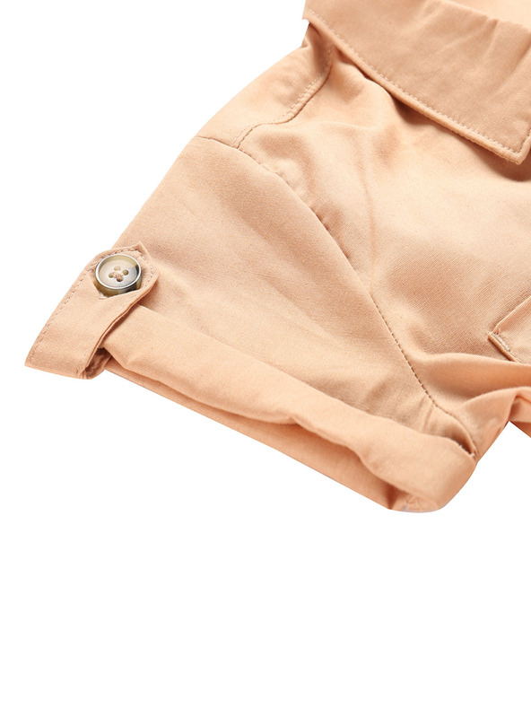 NAX Braunes Mädchenkleid NAX Erfo