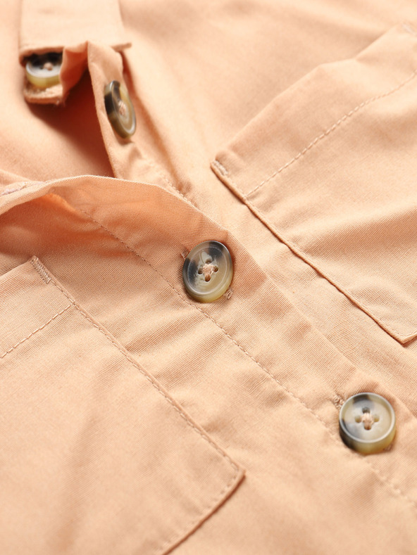 NAX Braunes Mädchenkleid NAX Erfo