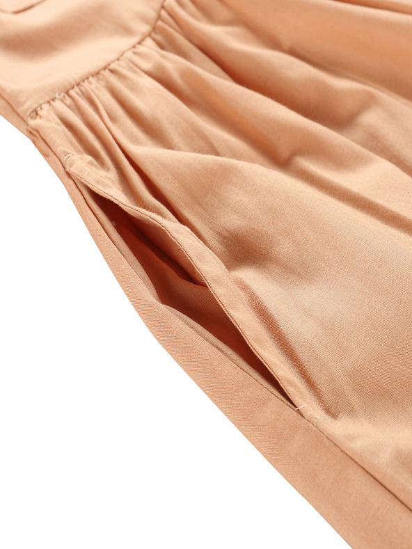 NAX Braunes Mädchenkleid NAX Erfo