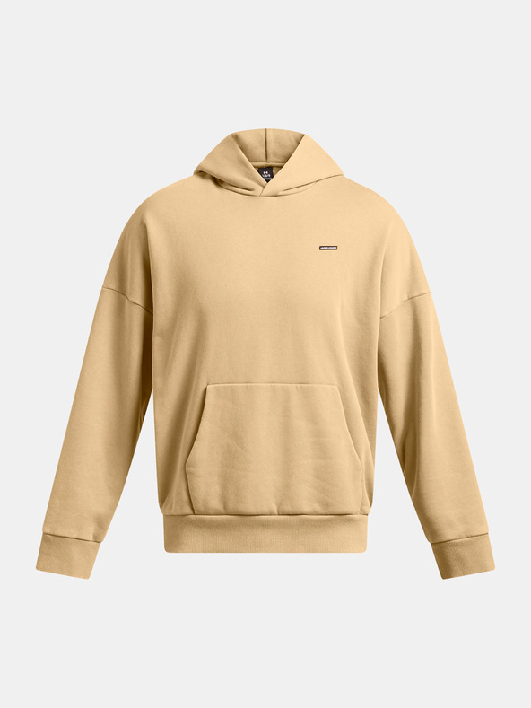 Under Armour Herren Hoodie Under Armour UA Icon HWT Flc Wash OS Hood-BRN
