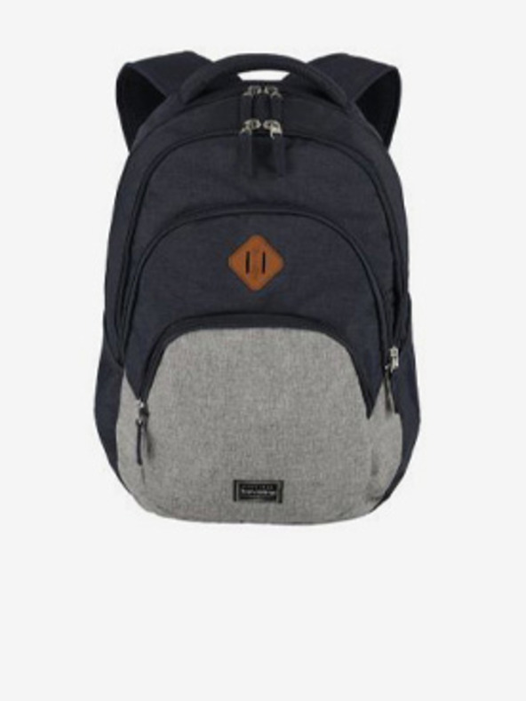Travelite Dunkelblau Travelite Basics Rucksack Melange Navy/grau
